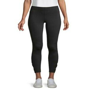 Pyramid Ruched Skimmer Leggings - Size Large